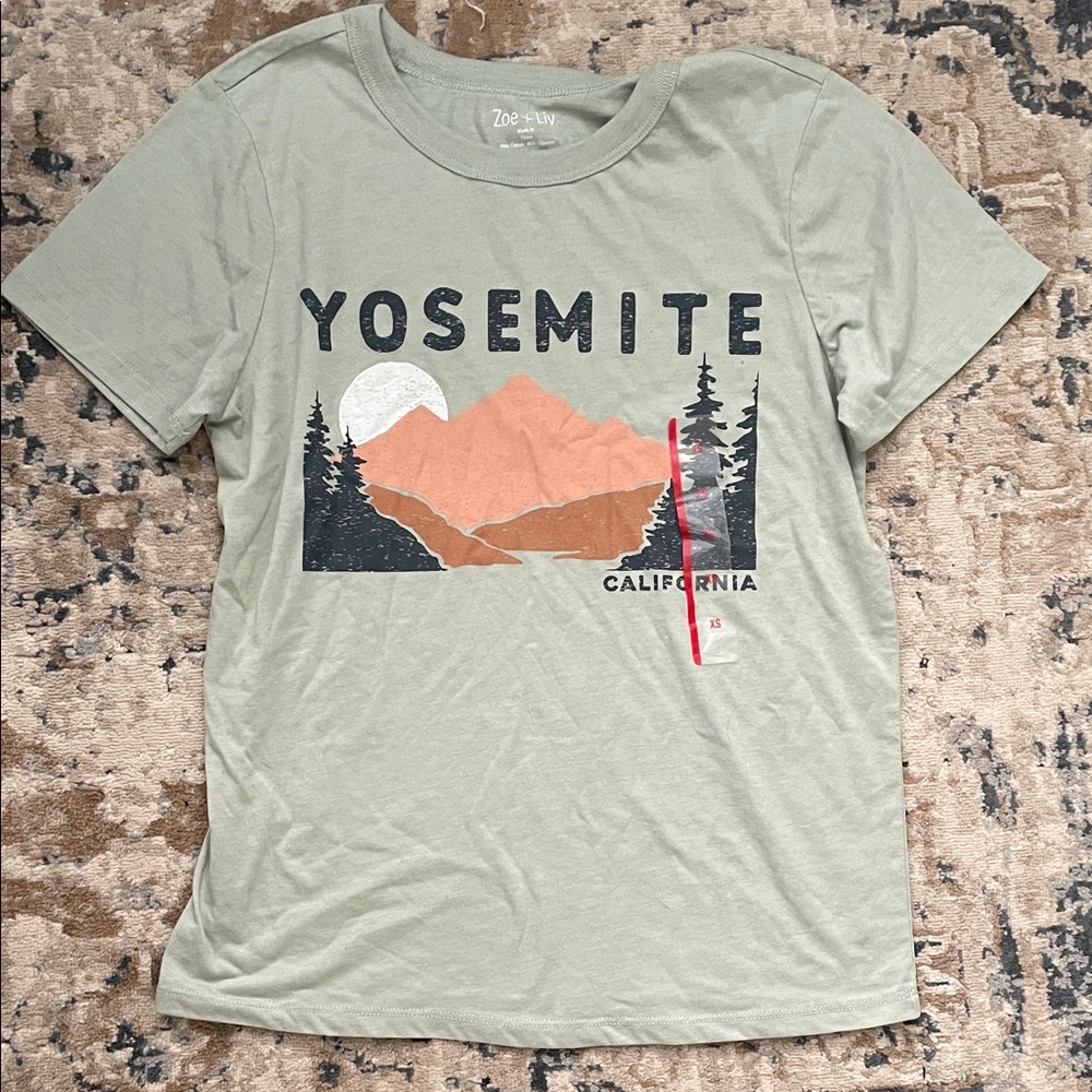 Zoe + Liv Sage Yosemite Tee